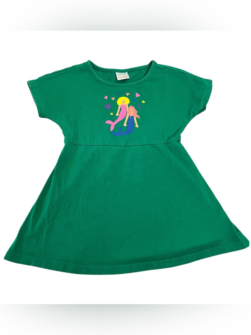 Hannah Andersson| Make Believe Art Dress| size: US 3(90cm)| mermaid/“go green”